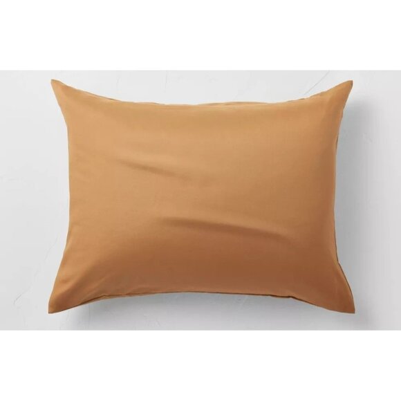 Casaluna Warm Brown Lyocell Blend Queen Size 3 Pc Duvet Cover & 2 Sham Set - Picture 4 of 9